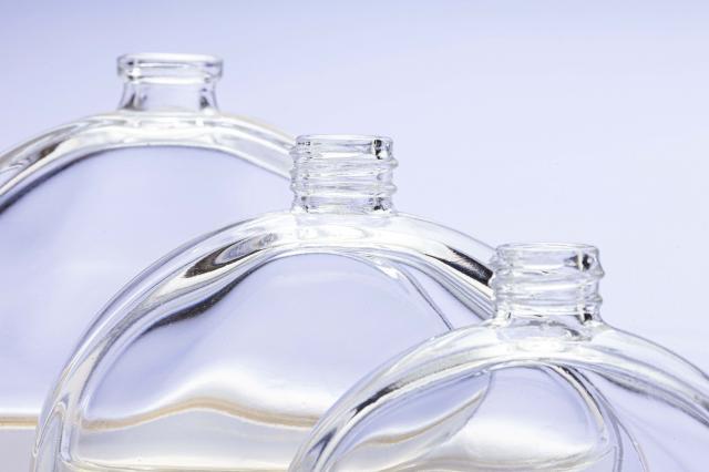 Flat shape perfume glass bottles — 4