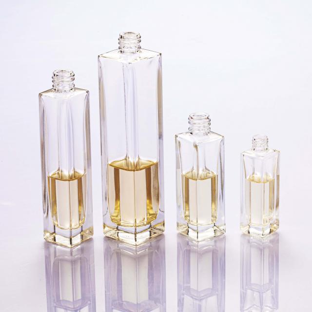 Square shape perfume glass bottles — 4
