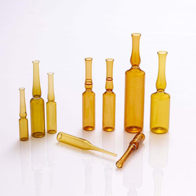 Amber borosilicate glass ampoules, YBB and ISO standard 1 / 2 / 3 / 5 / 10 / 15 / 20 / 25 / 30 ml