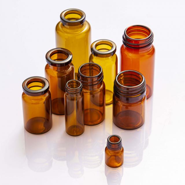 Clear tubular glass vials, low and neutral borosilicate — 5