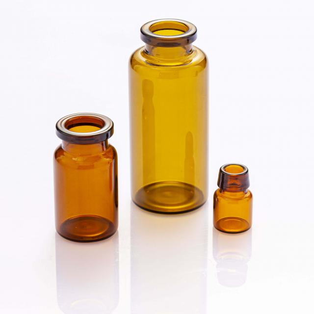 Amber tubular glass vials, low and neutral borosilicate — 5