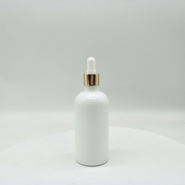 White essential oil glass bottle DIN18 — 4