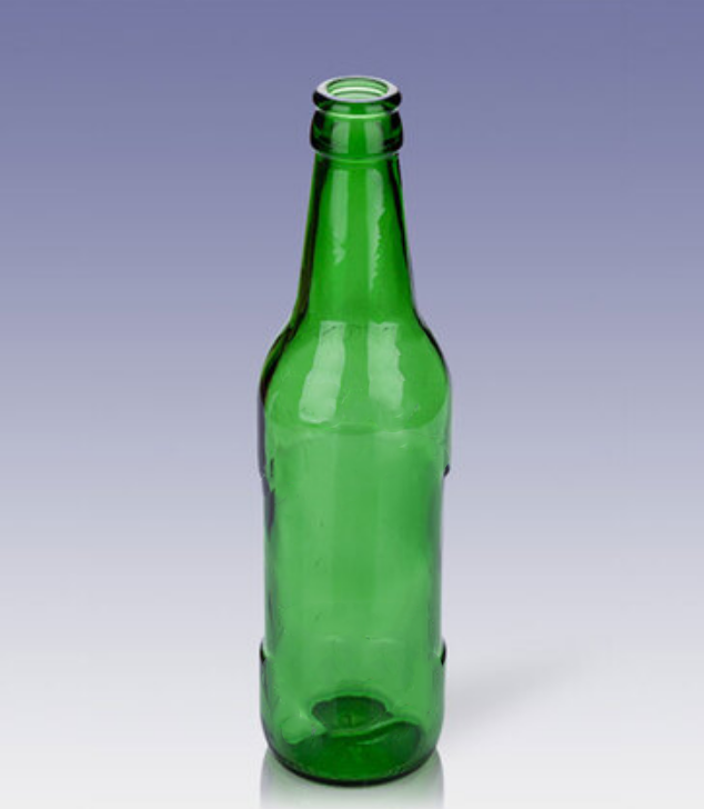 Green beer glass bottle 330 ml