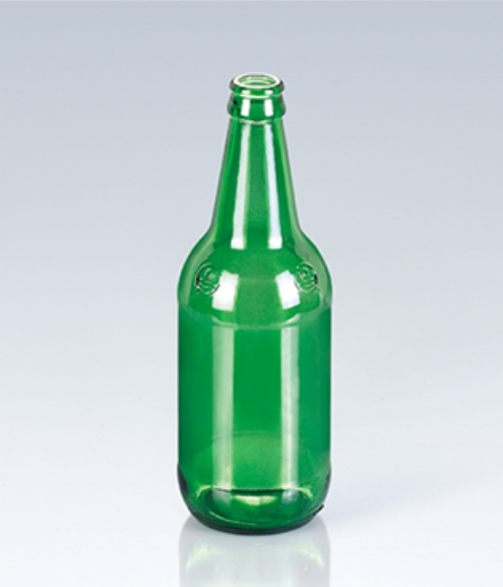Green beer glass bottle 500 ml