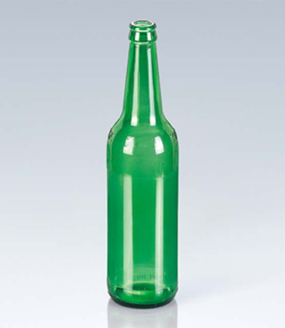 Green beer glass bottle 600 ml