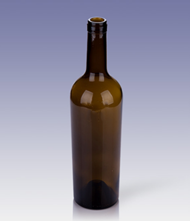Bordeaux glass wine bottles 750 ml