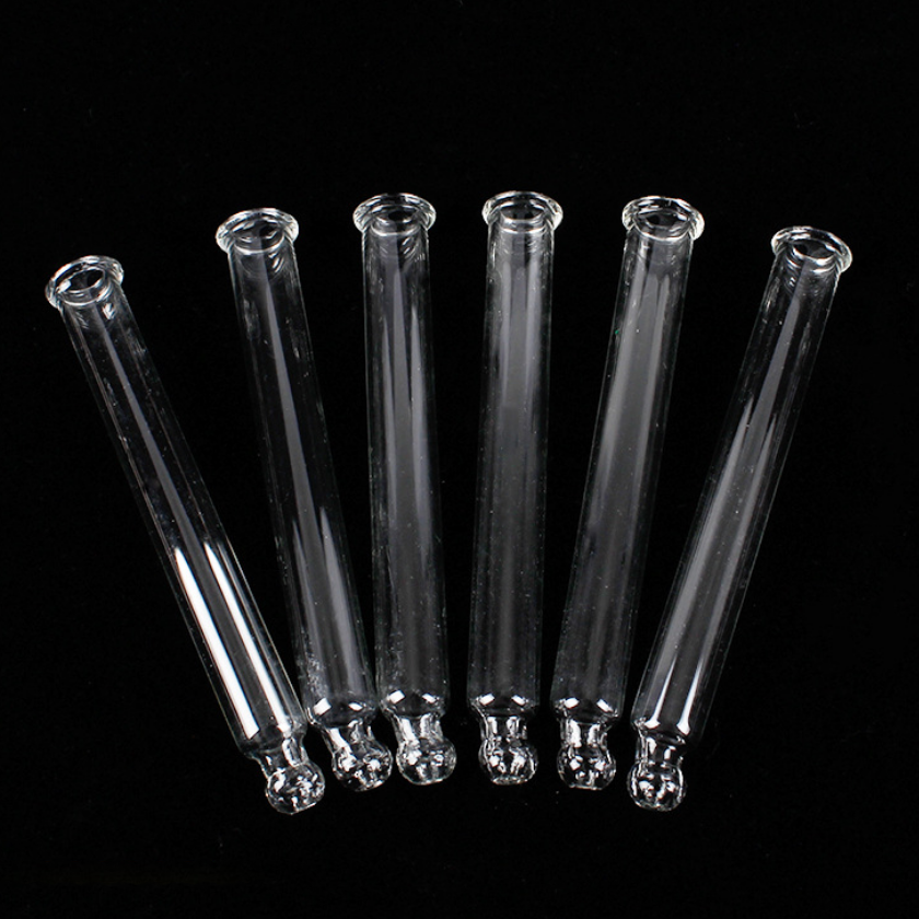 Elbow round head glass dropper 5–100 ml