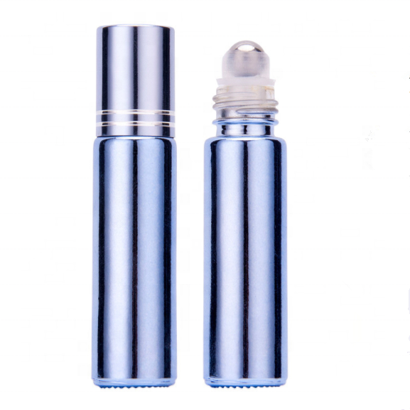 Blue essential oil roll-on glass bottle 1 / 2 / 3 / 5 / 8 / 10 ml