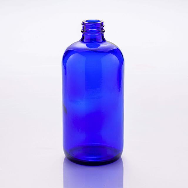 Boston round glass bottles — 10