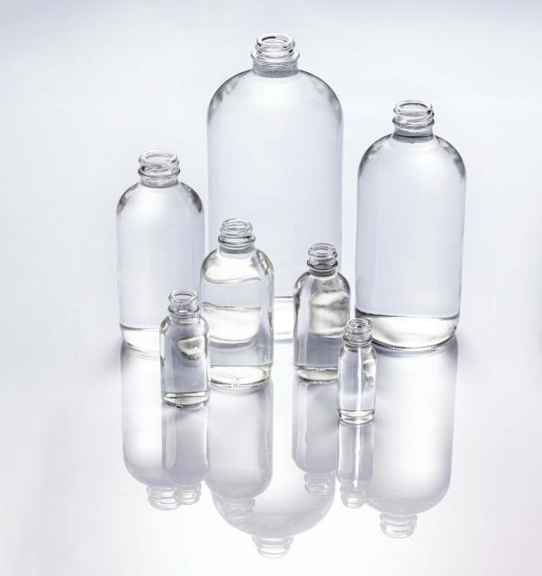 Boston round glass bottles — 14