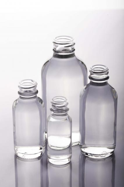 Boston round glass bottles — 16