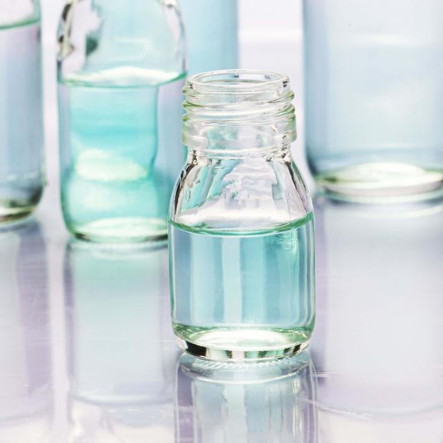 Clear syrup glass bottle — 2