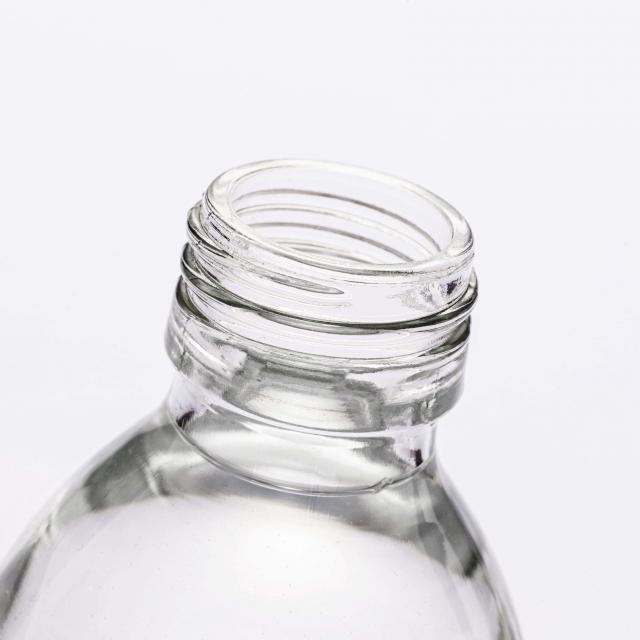 Clear syrup glass bottle — 3