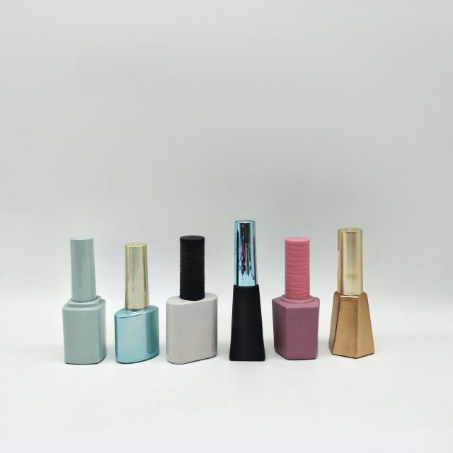 Customized nail polish glass bottles with brush — 3