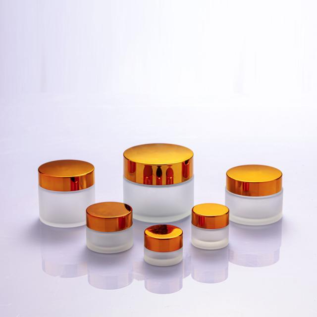 Cosmetic glass jar for skin cream 5 / 7 / 10 / 15 / 20 / 30 / 50 / 100 / 200 g