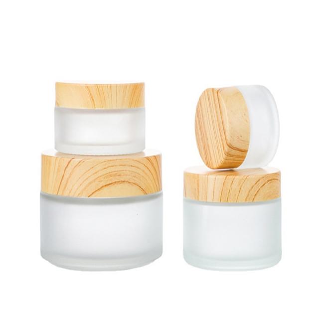 Clear glass jar 30 / 50 ml