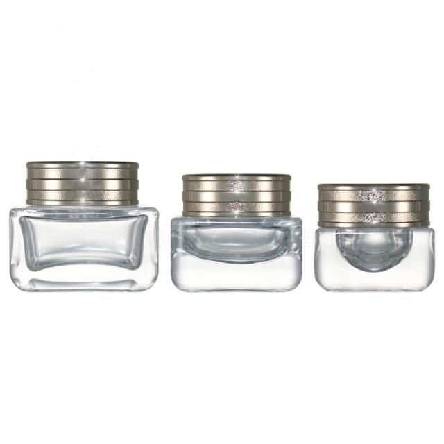 Skin care cosmetic packaging glass cream jar 50 ml