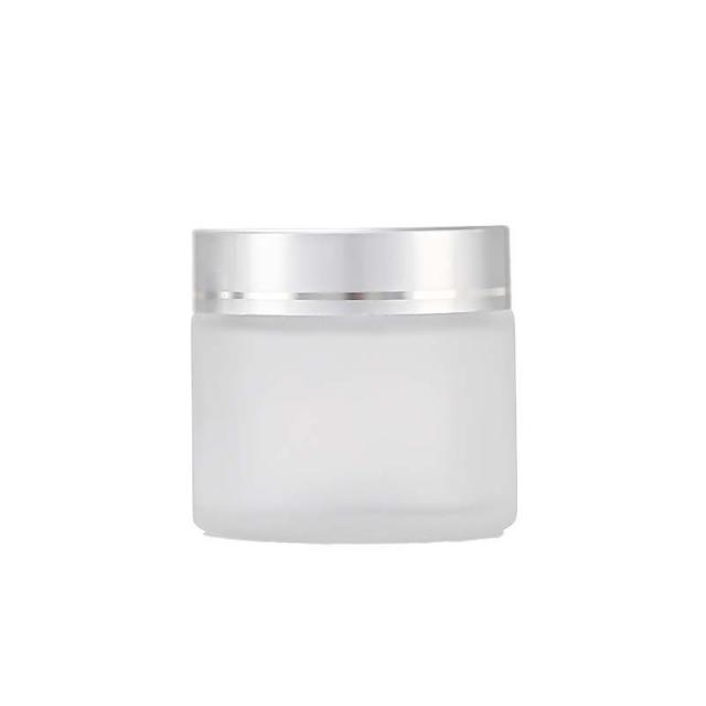 Skin care cosmetic packaging glass cream jar 50 ml