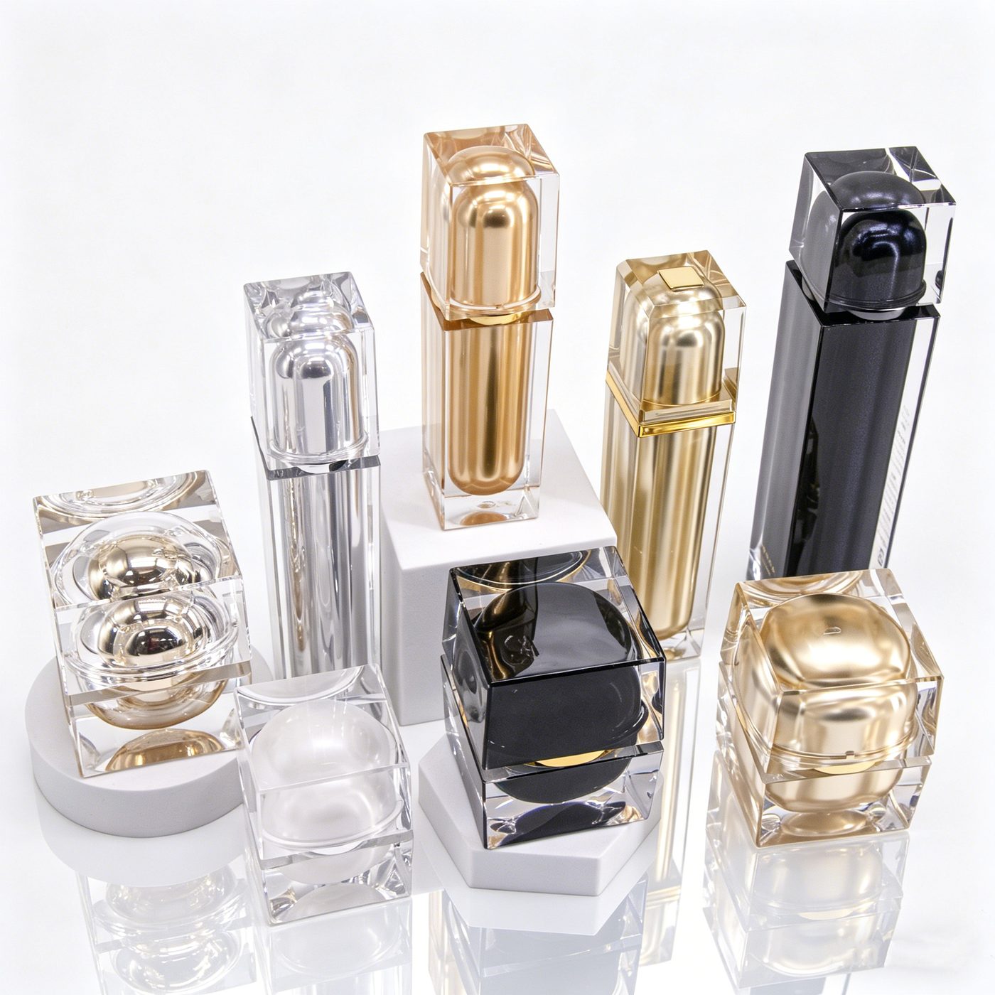 Acrylic cosmetic jars — 4