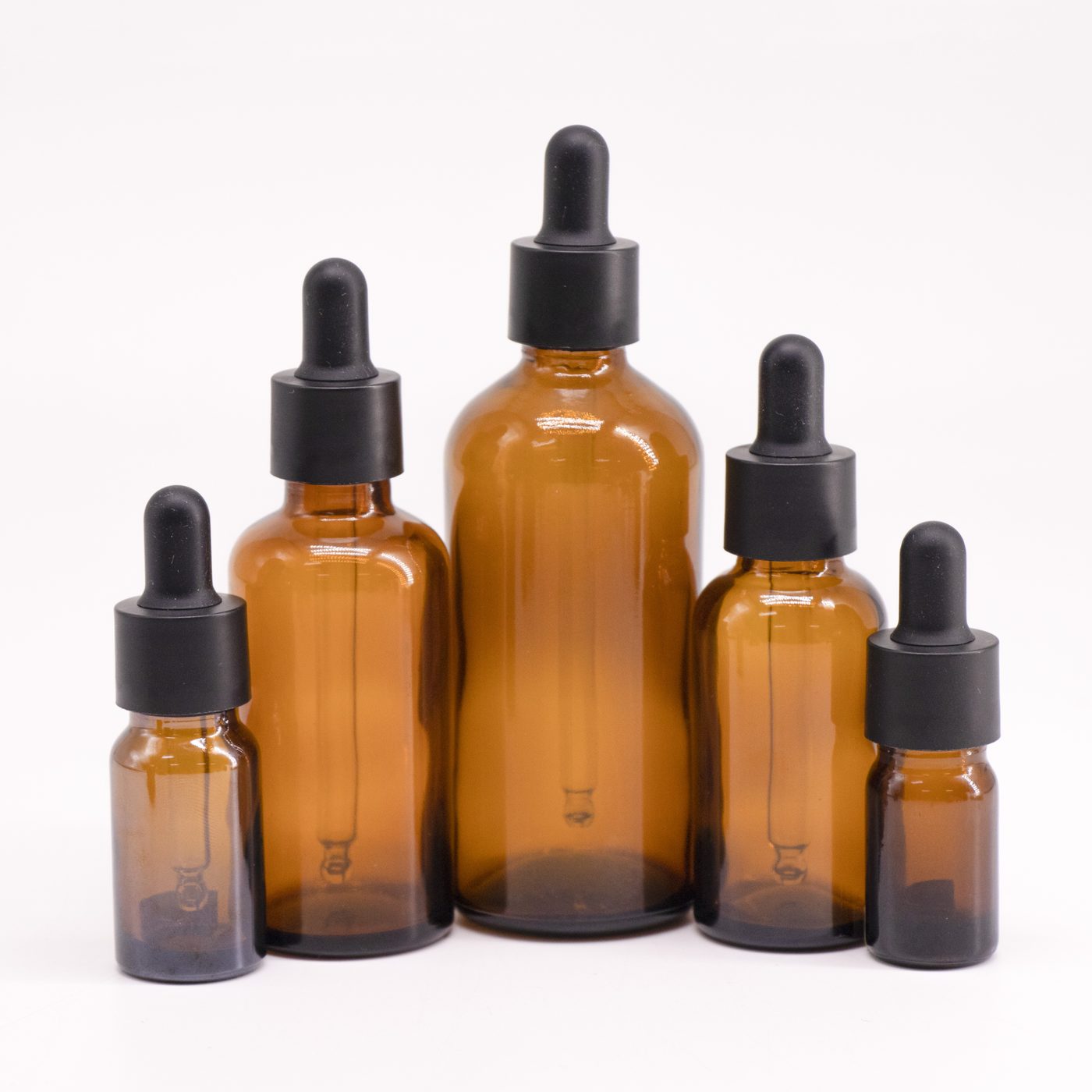 Amber essential oil bottle with dropper — 2