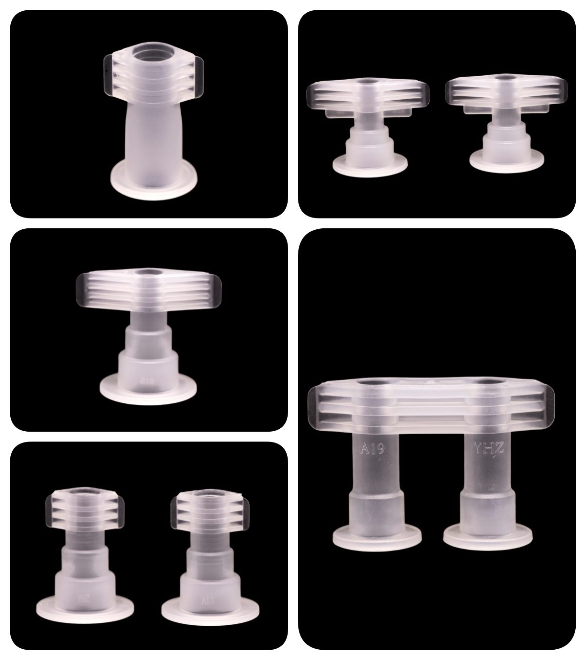 Bottle neck adapters and inner plugs 