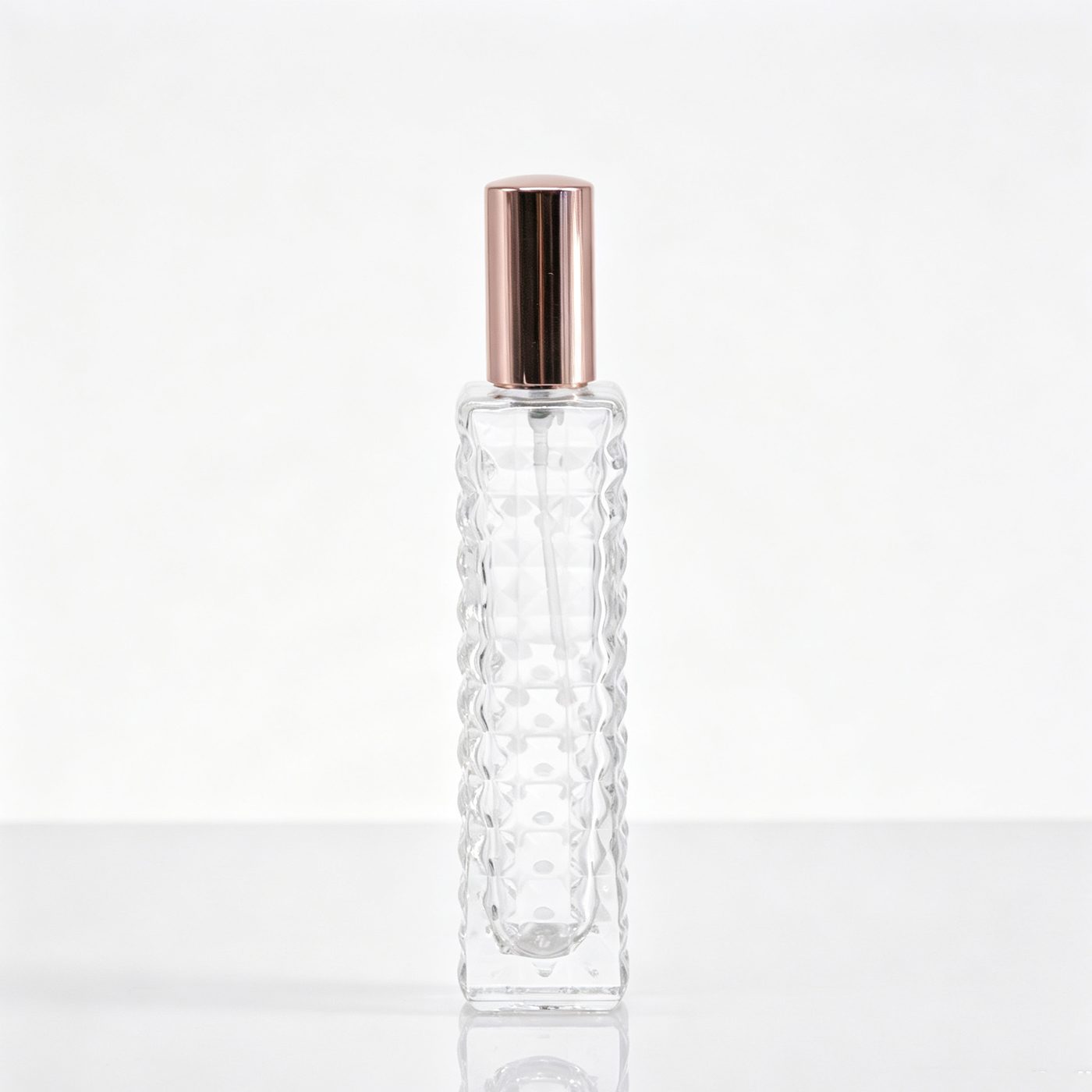 Embossed rectangular perfume bottle — 3