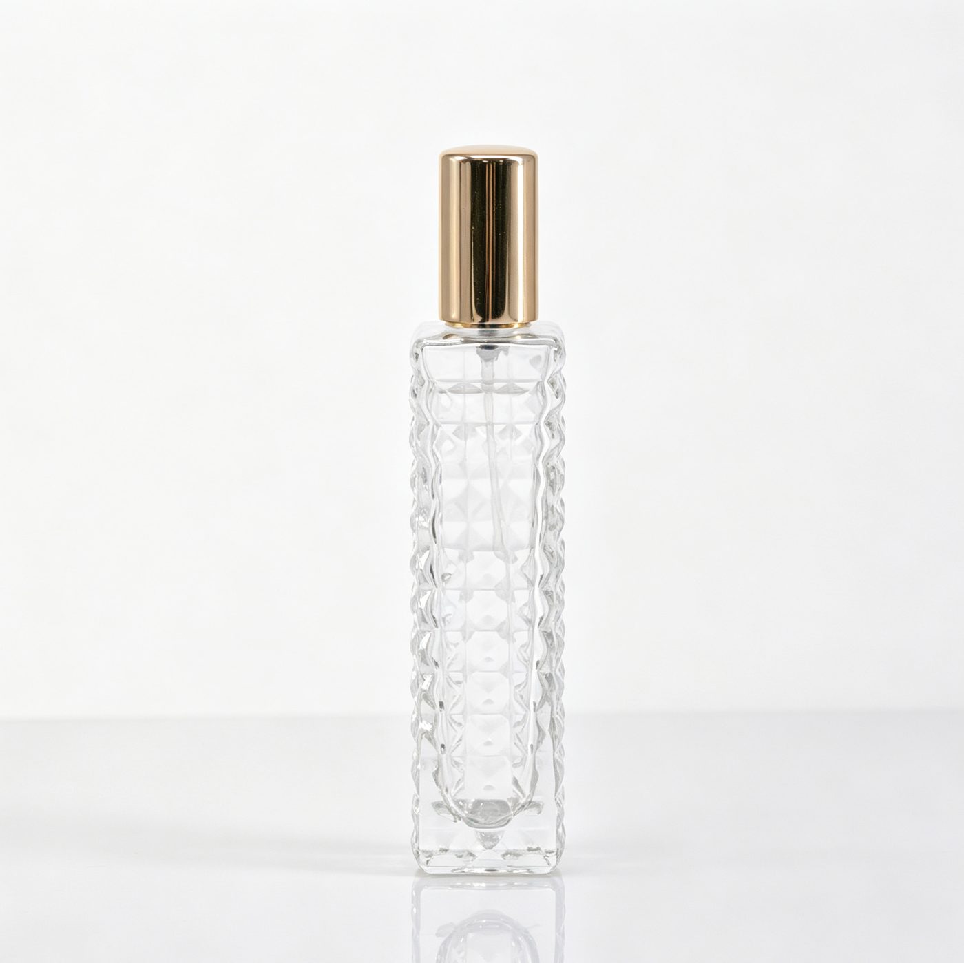 Embossed rectangular perfume bottle — 4