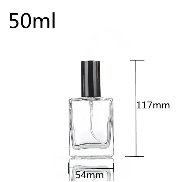 Flat rectangular perfume bottle — 4