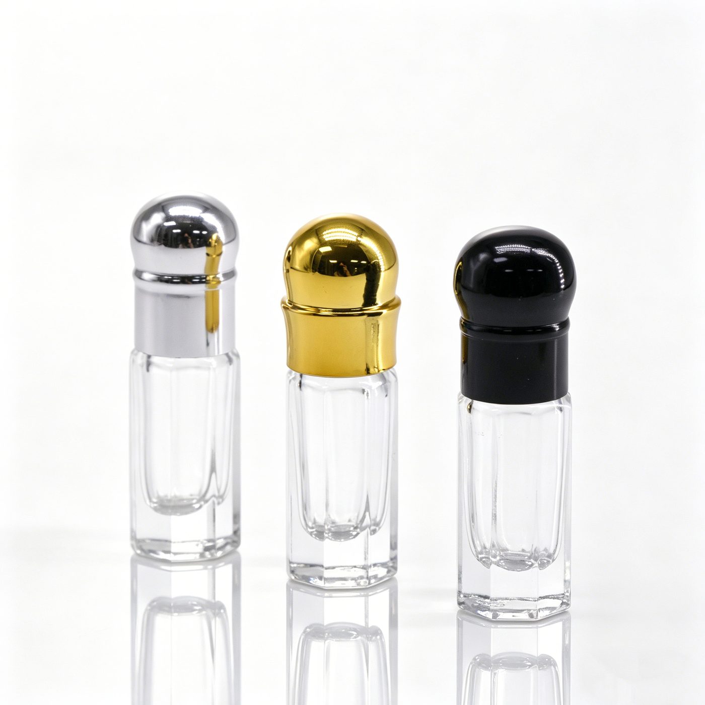 Octagonal roll-on bottle 10 ml