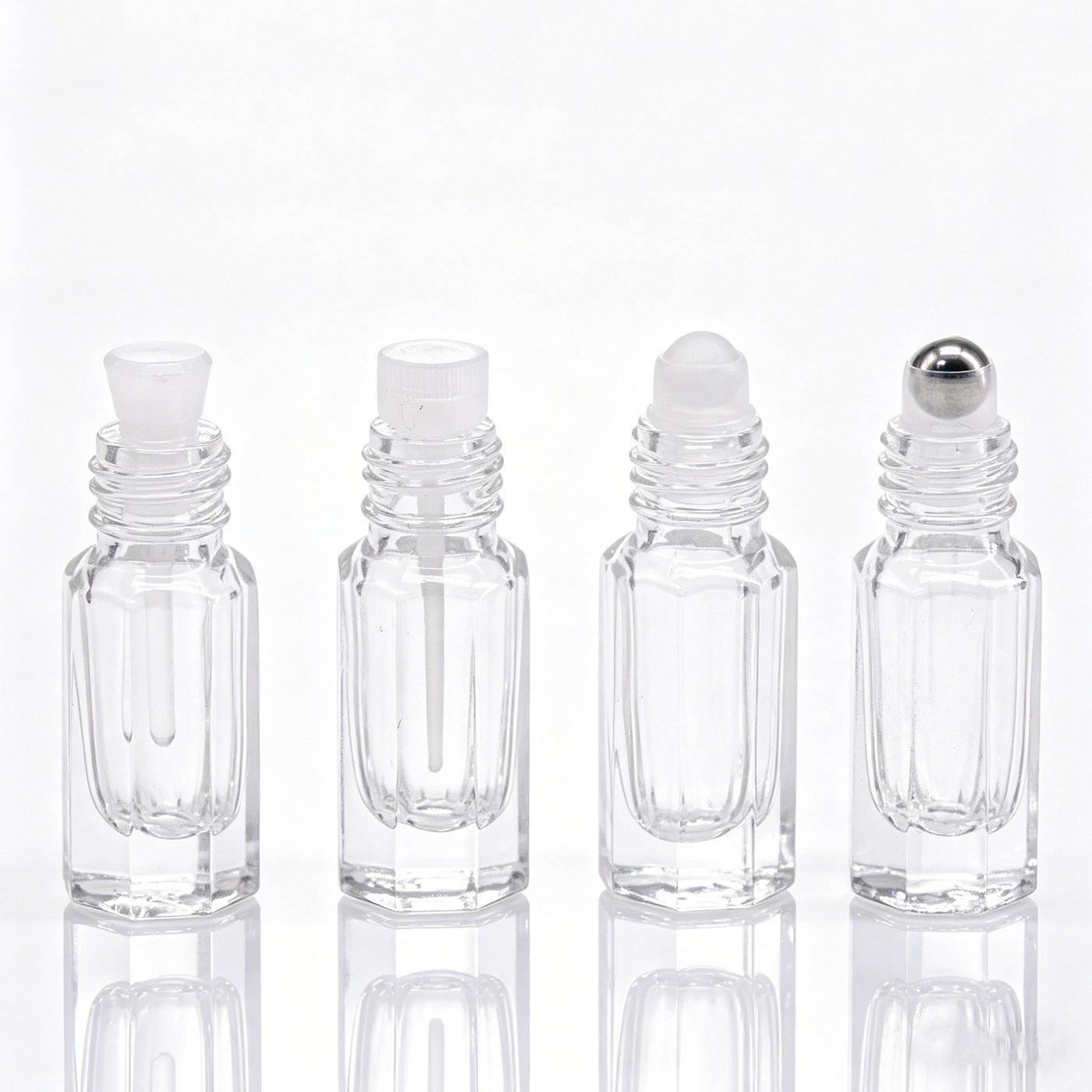 Octagonal roll-on bottle — 2