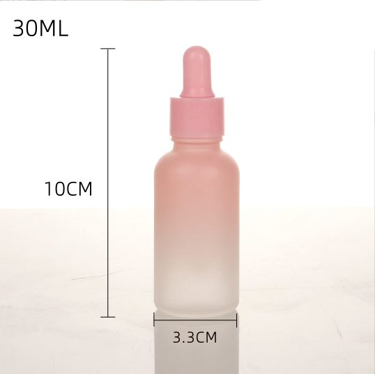 Pink gradient essential oil bottle set — 5