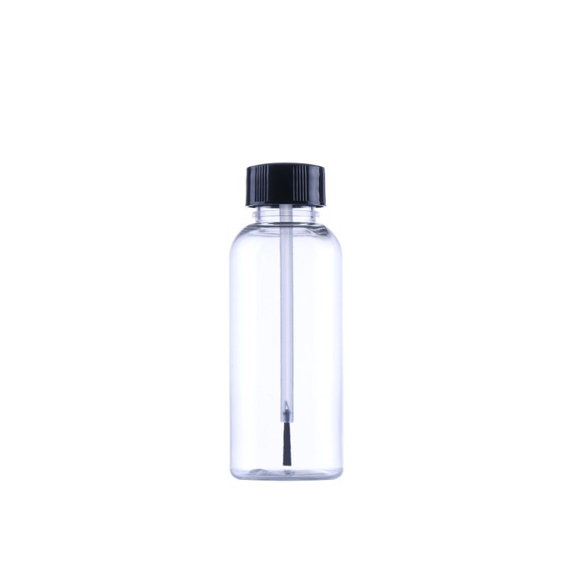 Plastic bottle with brush applicator — 3