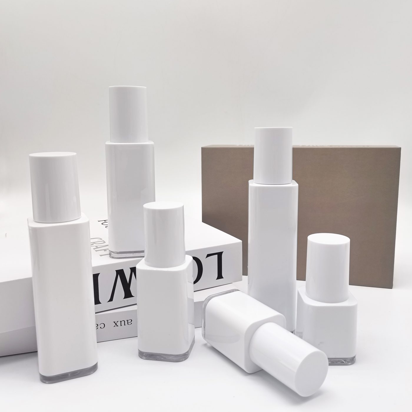 Square airless lotion bottle 30 / 50 ml